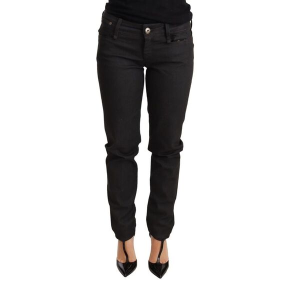 Ermanno Scervino Straight Leg Jeans Women Black Jeans & Pants - Picture 1 of 3